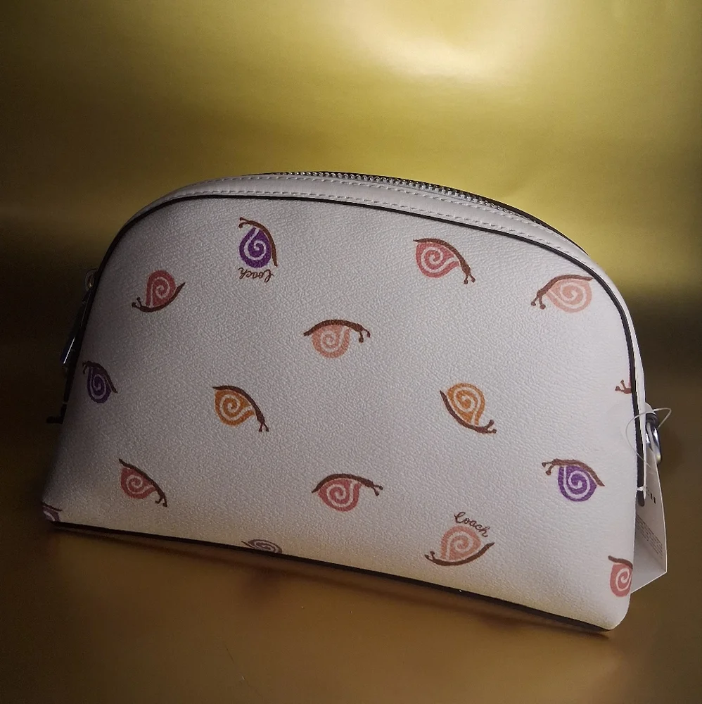Coach Cream Snail Print Women's Bag